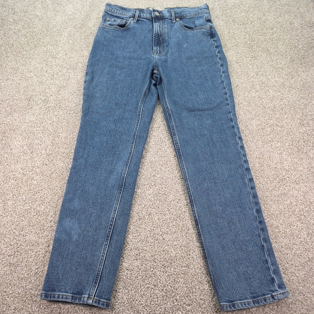 Everlane The Original Cheeky Jean Organic Cotton Blue Straight Leg Jeans Size 29